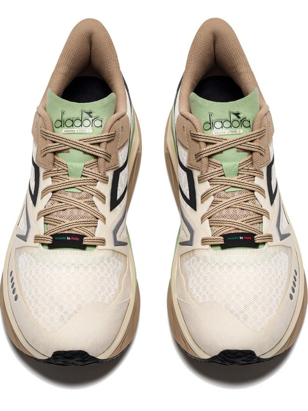 Diadora Men's Atomo V7000 Whisper White Irish Cream - 9.5 M